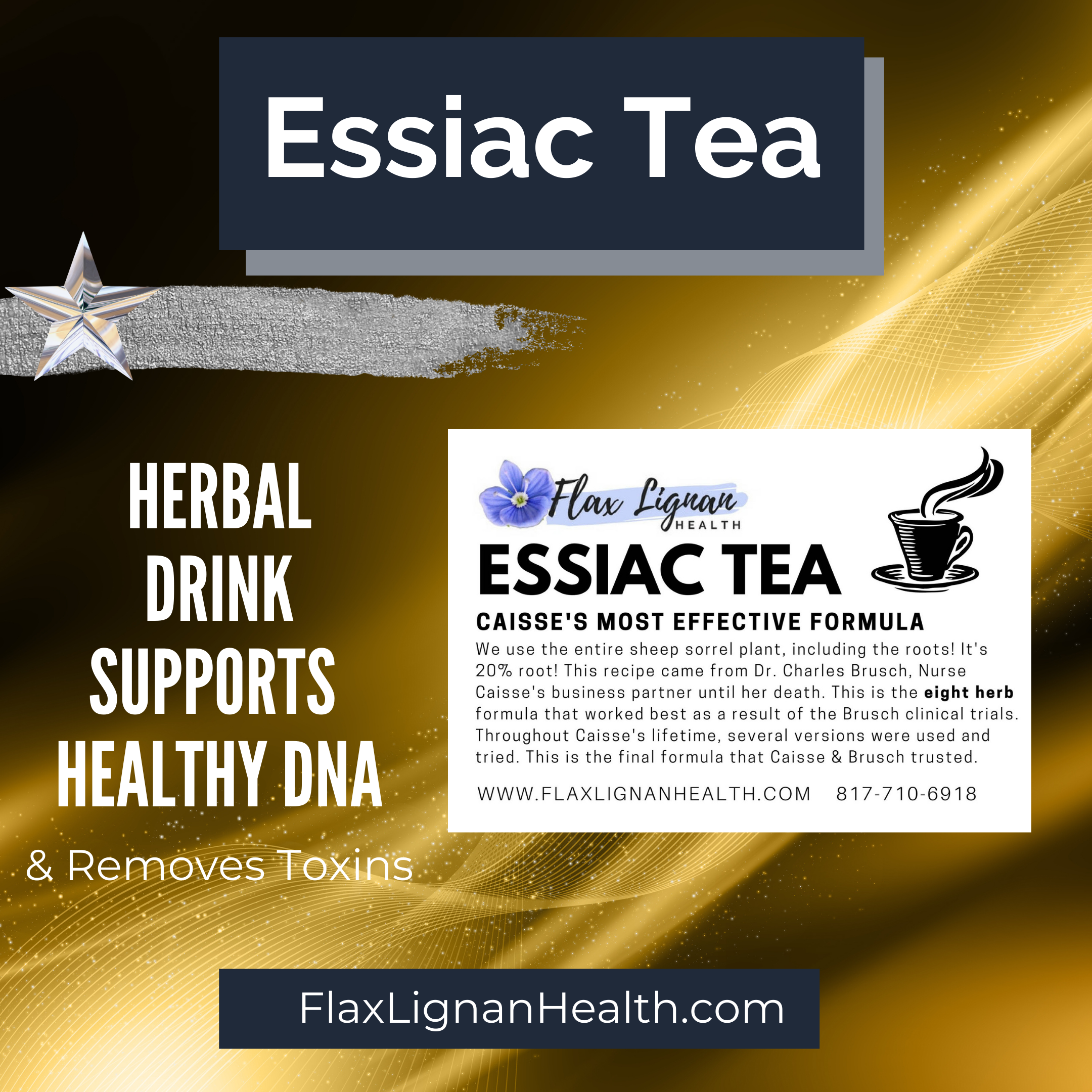 Essiac TeaEssiac Tea — Famous 8-Herb Recipe (Single)